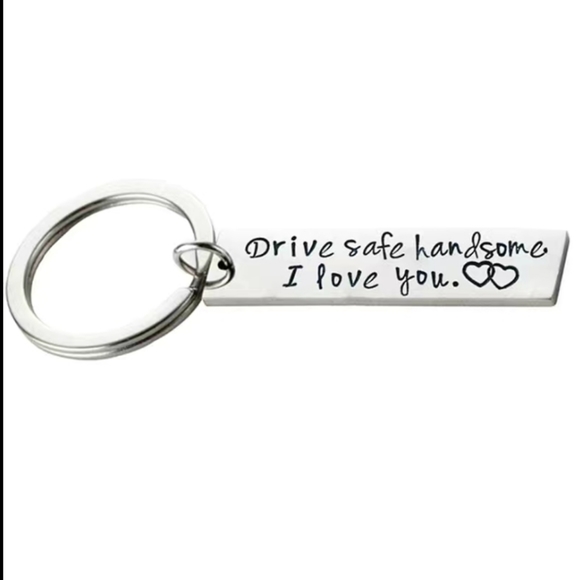 Drive Safe Handsome Key Chain - Picture 2 of 4